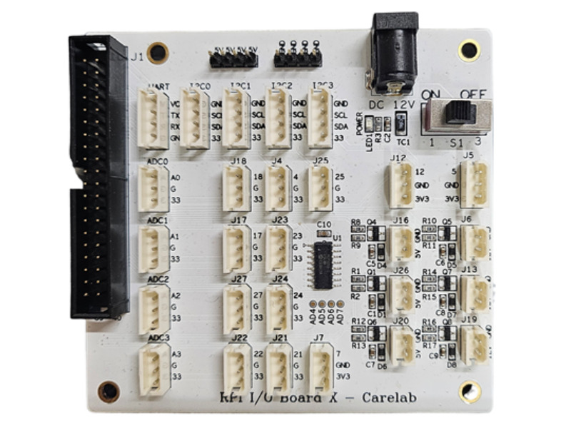 GPIO 보드 상세 보기 (전면)
